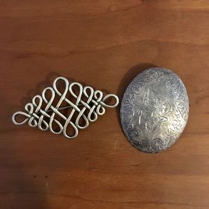 Bundle! Sterling Silver Brooches/Pendant